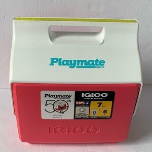 Igloo 50th Anniversary Insulated Cooler 7 Quarts Playmate New